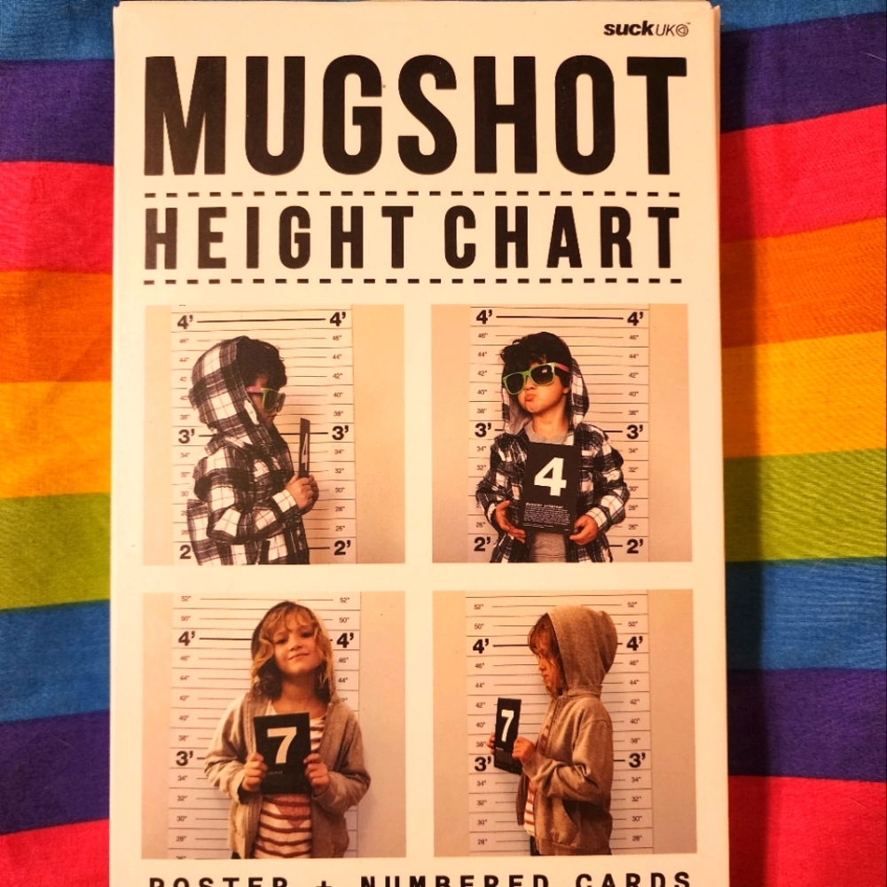 Mugshot novelty height chart